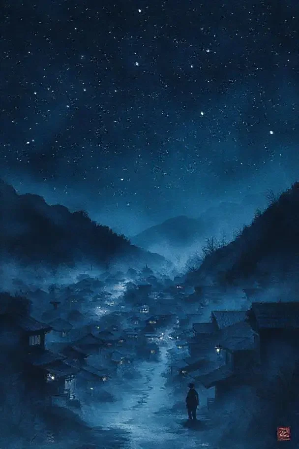 寒夜星光剧集海报——星光下的偏远小镇